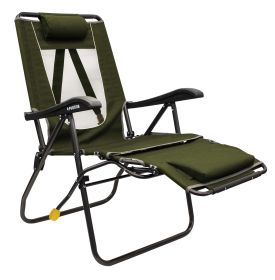 Outdoor Legz up Lounger, Heathered Loden Green, Adult Chair