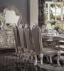 Dresden Side Chair (Set-2), Vintage Bone White & PU 68172