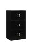 3-Shelf, 6-Door Multipurpose Cabinet, Multiple Colors