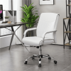 Steady 22.5 in Executive Chair, 300 lbs. Capacity, White
