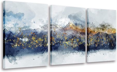 Abstract Wall Art for Living Room, Mountain Abstract