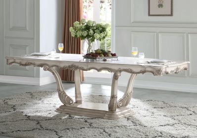 Gorsedd Golden Ivory Finish Dining Table