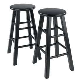 Element Counter Stools; 2-Pc Set; Black
