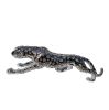 Ambrose Diamond Encrusted Chrome Plated Panther (40"L x 8"W x 10"H)