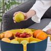 1pc Rotating Double Layer utility Basket