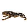 Ambrose Diamond Encrusted Gold Plated Panther (21"L x 5"W x 5.5"H)