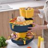 1pc Rotating Double Layer utility Basket