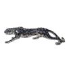 Ambrose Diamond Encrusted Chrome Plated Panther (40"L x 8"W x 10"H)