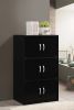 3-Shelf, 6-Door Multipurpose Cabinet, Multiple Colors