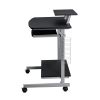 Techni Mobili Compact Computer Cart With Storage; Graphite