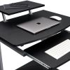 Techni Mobili Compact Computer Cart With Storage; Graphite
