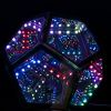 Infinity Dodecahedron Magic Table Lamp; LED RGB Lamp; Creative Gifts; Ambient Lights; Birthday gifts