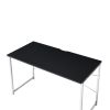 Tennos Writing Desk; Black & Chrome Finish 93195