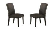 Dining Room Chairs Ash Black  Nail heads Parson Style 2ea.