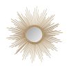 Fiore Sunburst Wall Decor Mirror 14.5"D