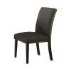 Dining Room Chairs Ash Black  Nail heads Parson Style 2ea.