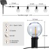 27Ft Solar String Lights Outdoor Waterproof Globe Lights