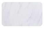 Zumala Dining Table; Marble; Weathered Oak Finish