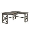 Talmar Writing Desk w/Lift Top in Weathered Gray Finish OF00054