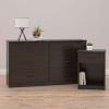 Classic Nightstand with Drawer, Espresso