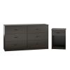 Classic Nightstand with Drawer, Espresso