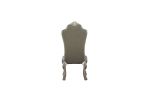 Dresden Side Chair (Set-2), Vintage Bone White & PU 68172