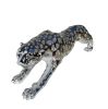 Ambrose Diamond Encrusted Chrome Plated Panther (40"L x 8"W x 10"H)