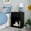 Classic Nightstand with Drawer, Espresso