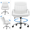 Steady 22.5 in Executive Chair, 300 lbs. Capacity, White