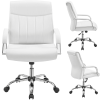 Steady 22.5 in Executive Chair, 300 lbs. Capacity, White