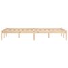 Bed Frame 59.8"x79.9" Solid Wood Pine Queen