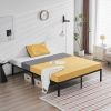 208.2*157.5*35.5cm Bed Height 14" Simple Basic Iron Bed Frame