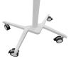 Techni Mobili White Sit to Stand Mobile Laptop Computer Stand