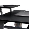 Techni Mobili Compact Computer Cart With Storage; Graphite