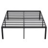 208.2*157.5*35.5cm Bed Height 14" Simple Basic Iron Bed Frame