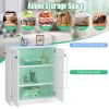 ca2 Door Storage Base Cabinet with 3-Tier Shelf