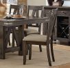 BrownSide Chairs,2pc Metal Banded Rivets Cotton Fabric