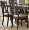 BrownSide Chairs,2pc Metal Banded Rivets Cotton Fabric
