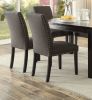 Dining Room Chairs Ash Black  Nail heads Parson Style 2ea.