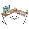 59 Inches L-Shaped Corner Desk Computer Table