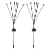 2Pcs Solar Firefly Lights Swaying Decorative Pathway Lamp IP65