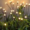2Pcs Solar Firefly Lights Swaying Decorative Pathway Lamp IP65