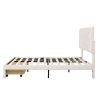 Full Size Storage Bed Velvet Upholstered Platform Bed with a Big Drawer