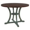 5-Piece Round Dining Table Set and 4 Fabric Chairs